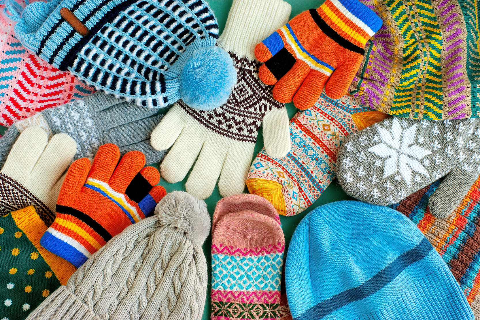 Caps and Gloves Jigsaw Puzzle