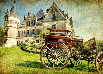 Castle and Carriage Jigsaw Puzzle