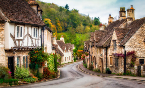 Castle Combe Street Jigsaw Puzzle