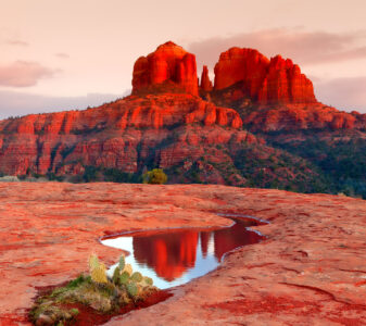 Cathedral Rock Sunset Jigsaw Puzzle