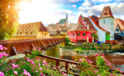 Cesky Krumlov Bridge