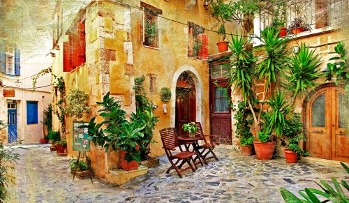 Chania Street Jigsaw Puzzle