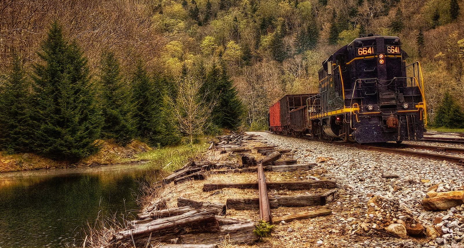 Cheat Mountain Run Jigsaw Puzzle