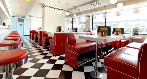 Checkered Diner Jigsaw Puzzle