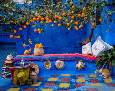 Chefchaouen Courtyard Jigsaw Puzzle