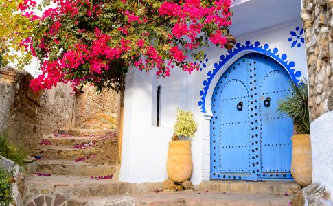 Chefchaouen Steps Jigsaw Puzzle