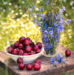 Cherries and Lilac Jigsaw Puzzle