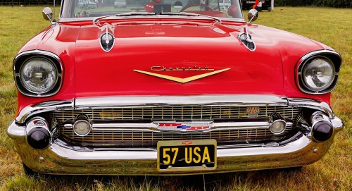 Chevy Hood and Grill Jigsaw Puzzle