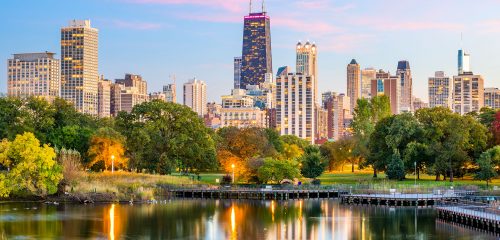 Chicago Skyline Jigsaw Puzzle