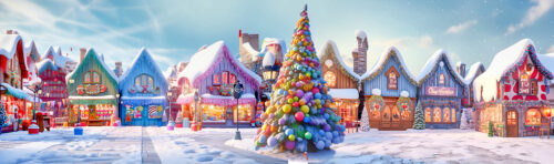 Christmas Square Jigsaw Puzzle