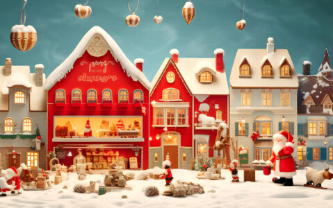 Christmas Village Jigsaw Puzzle