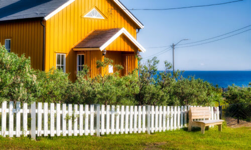 Church and Bench Jigsaw Puzzle