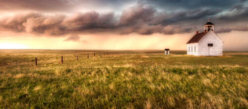 Church on the Prairie Jigsaw Puzzle