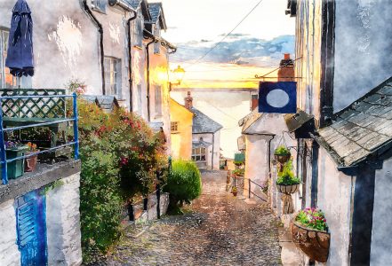 Clovelly Street Jigsaw Puzzle