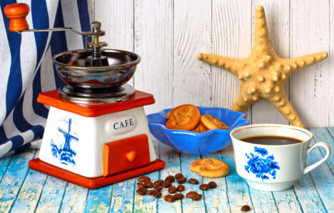 Coastal Coffee Vignette Jigsaw Puzzle