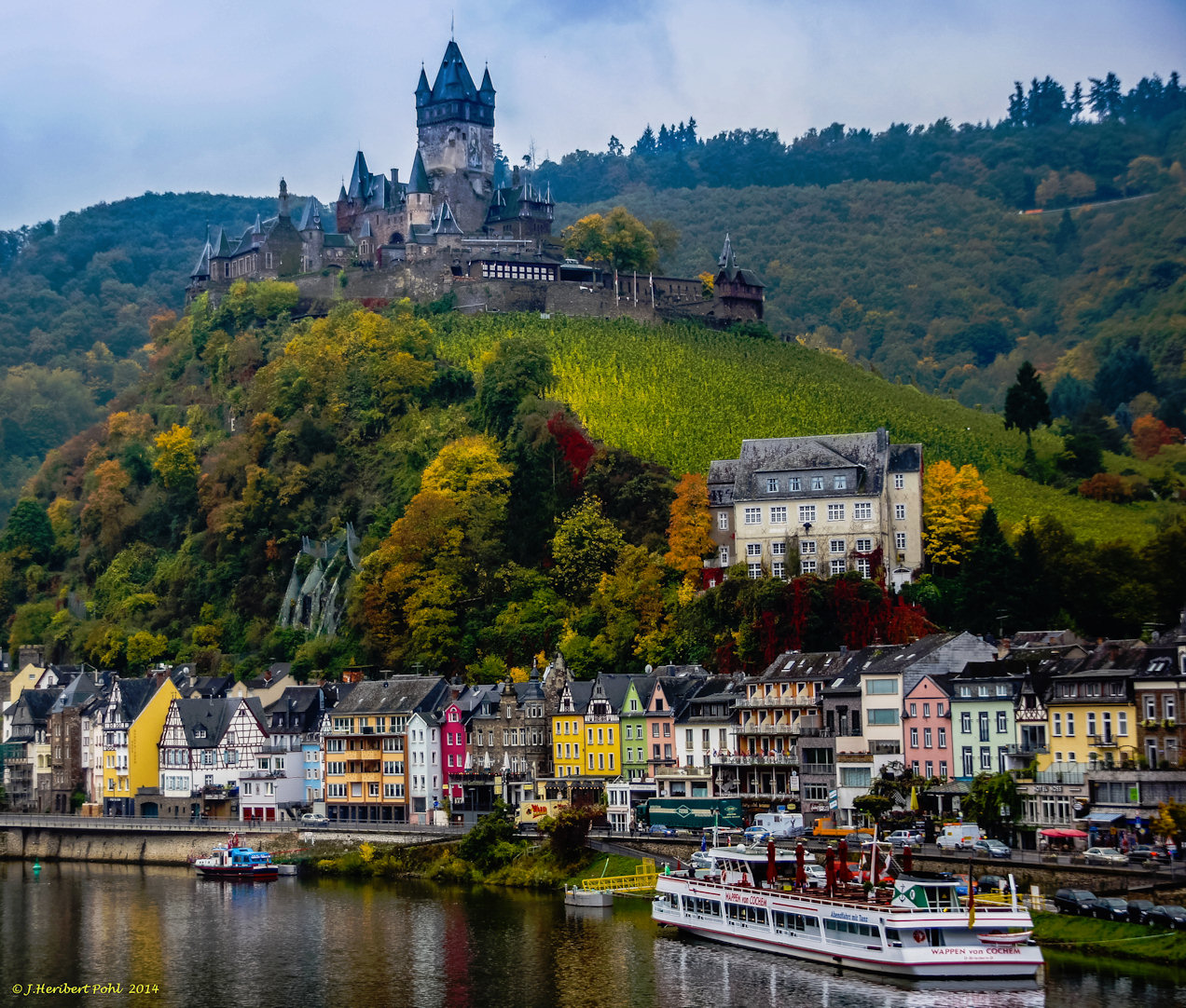 Cochem And Castle Jigsaw Puzzle