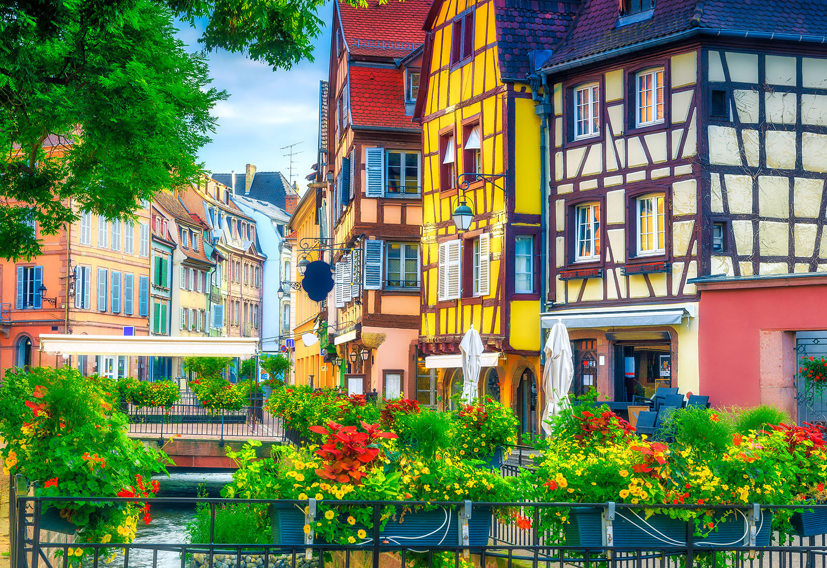 Colmar flowers jigsaw puzzle