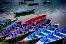 Colorful Canoes