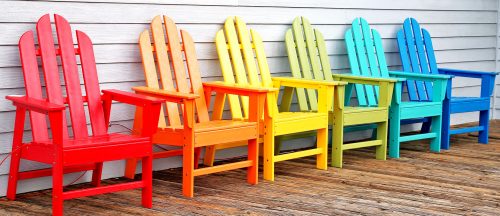 Colorful Chairs Jigsaw Puzzle