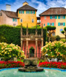 Colorful Courtyard