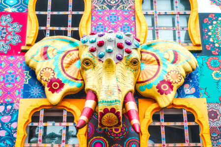 Colorful Elephant Jigsaw Puzzle