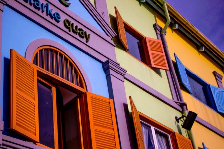 Colorful Shutters Jigsaw Puzzle