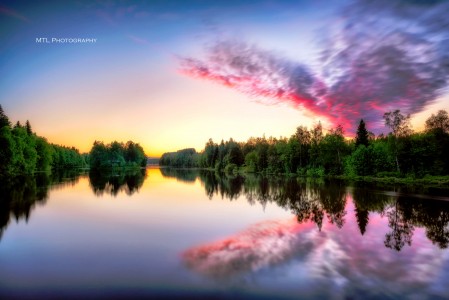 Colorful Sunset Jigsaw Puzzle