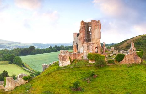 Corfe Castle Ruins Jigsaw Puzzle