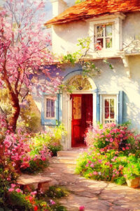 Cottage Entrance Jigsaw Puzzle