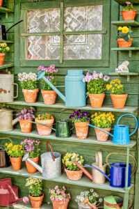 Cottage Garden Shelves Jigsaw Puzzle Cottage Garden Shelves Jigsaw Puzzle