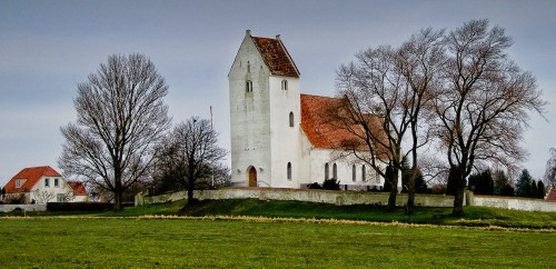 Country Church Jigsaw Puzzle