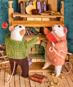 Cozy Mice at Home Jigsaw Puzzle