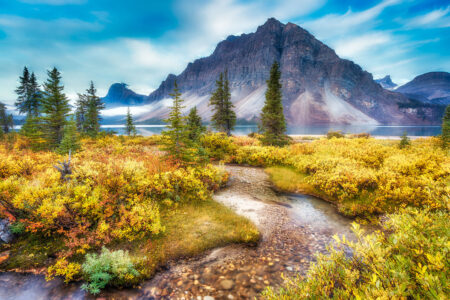 Crowfoot Mountain Jigsaw Puzzle