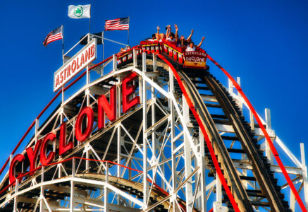 Cyclone Roller Coaster Jigsaw Puzzle