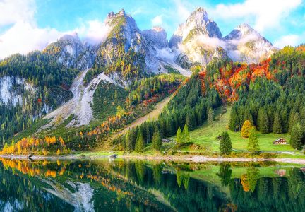 Dachstein Mountains Jigsaw Puzzle