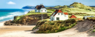 Danish Beach Houses Jigsaw Puzzle