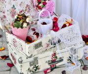 Decorated Suitcases