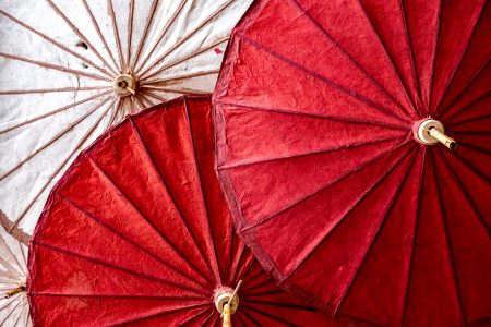 Decorative Parasols Jigsaw Puzzle