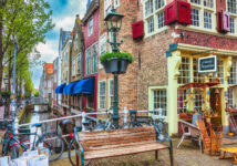 Delft Canal Scene Jigsaw Puzzle