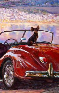 Dog with a View Jigsaw Puzzle