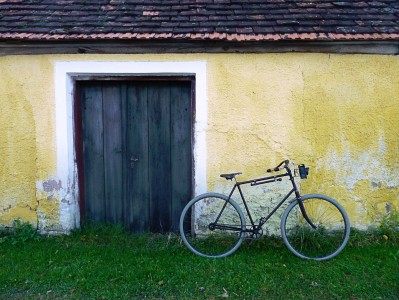 Door and Bike Jigsaw Puzzle