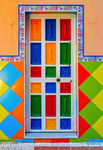 Door of Many Colors Jigsaw Puzzle