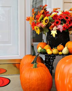 Doorstep Pumpkins Jigsaw Puzzle