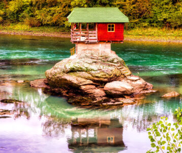 Drina River House Jigsaw Puzzle