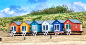 Dutch Beach Huts Jigsaw Puzzle