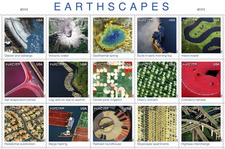 Earthscape Stamps Jigsaw Puzzle