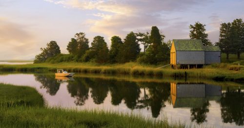 Eastham Boathouse Jigsaw Puzzle