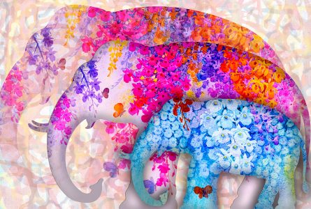 Elephant Art Jigsaw Puzzle