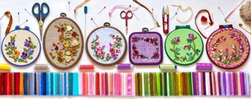 Embroidery Display Jigsaw Puzzle