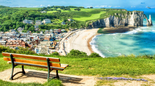 Etretat Cliff View Jigsaw Puzzle